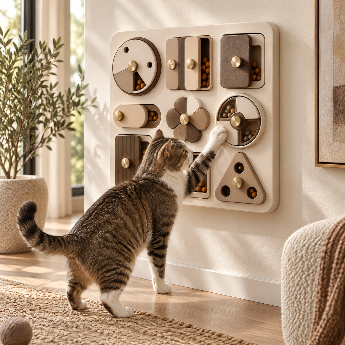 Elmoraven™ Wall-Mounted Treat Activity Board