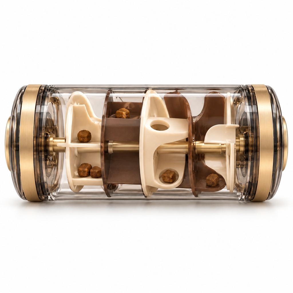 Elmoraven™ Rotating Treat Puzzle Cylinder