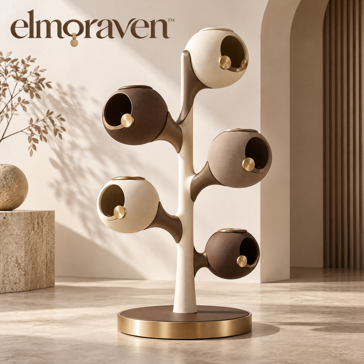 Elmoraven™ Multi-Level Treat Pod Tree