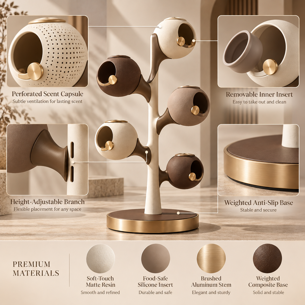 Elmoraven™ Multi-Level Treat Pod Tree