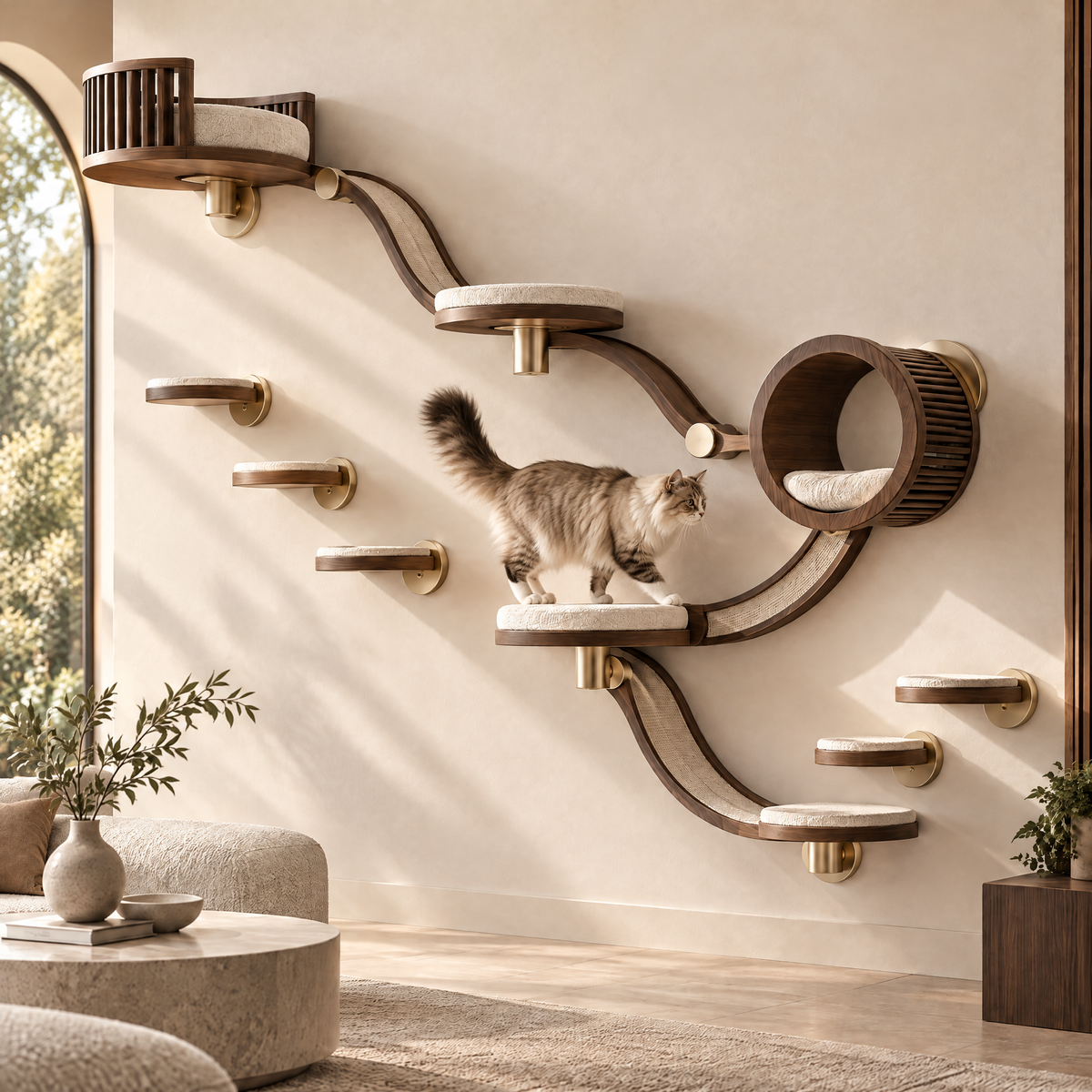 Elmoraven™ Wall-Mounted Cat Climbing System