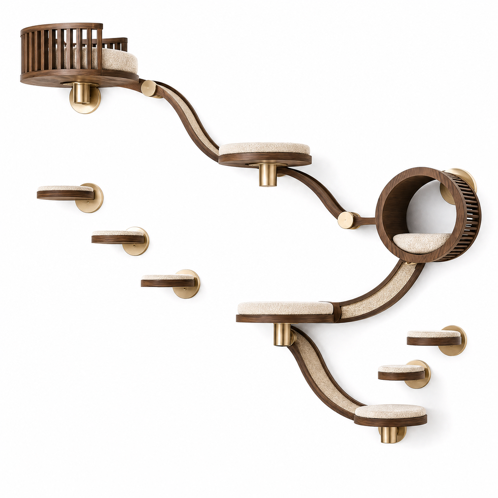 Elmoraven™ Wall-Mounted Cat Climbing System