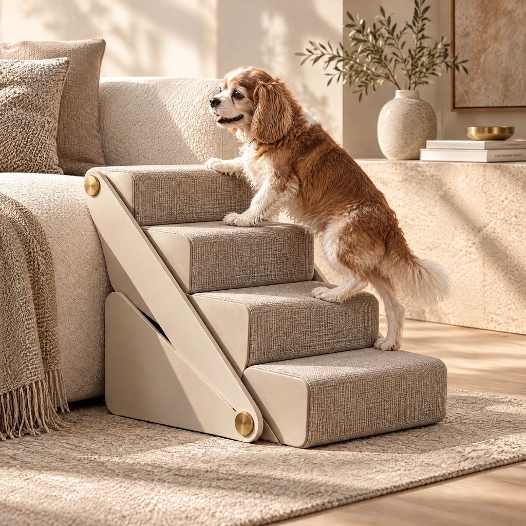 Elmoraven™ Foldable Pet Sofa Stairs