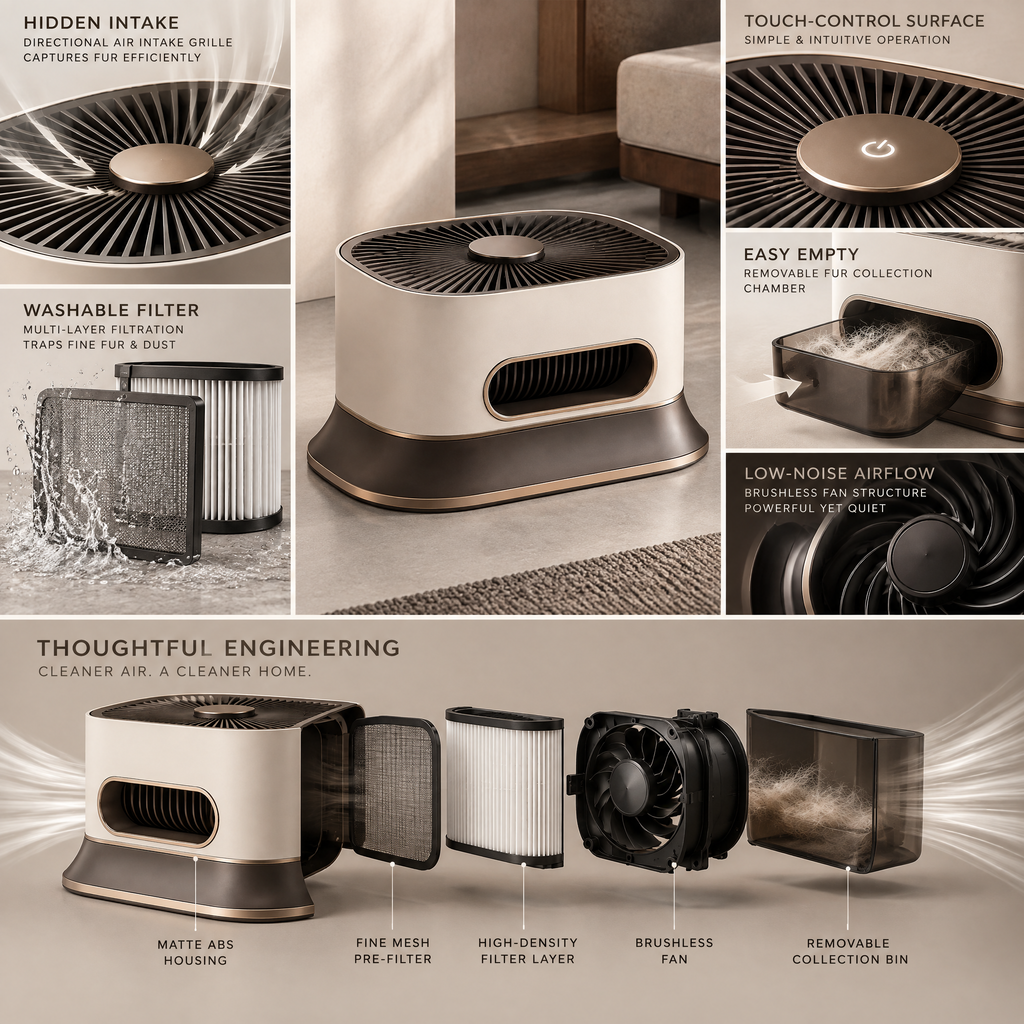 Elmoraven™ Pet Hair Control Air Purifier