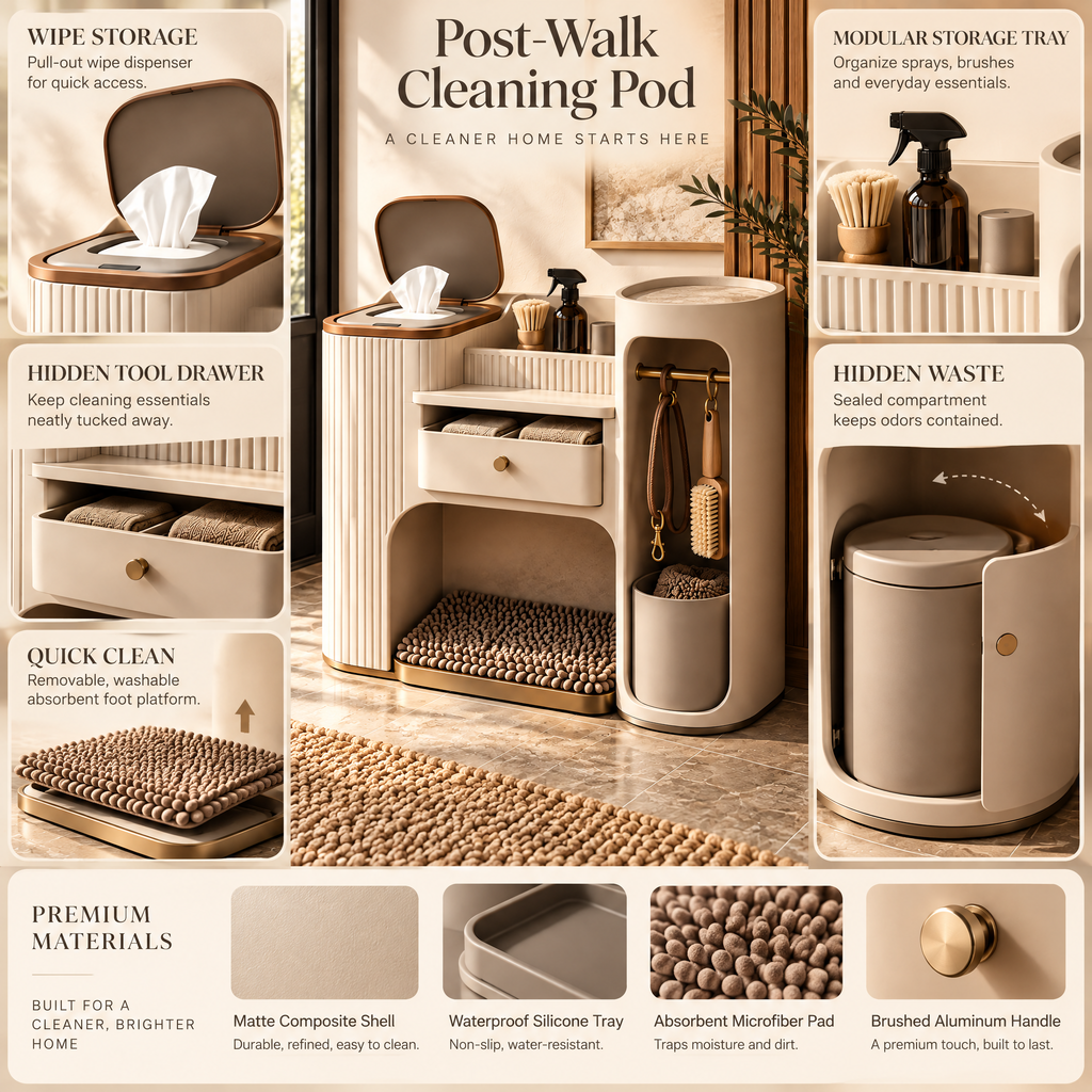 Elmoraven™ Pet Cleanup & Storage Station