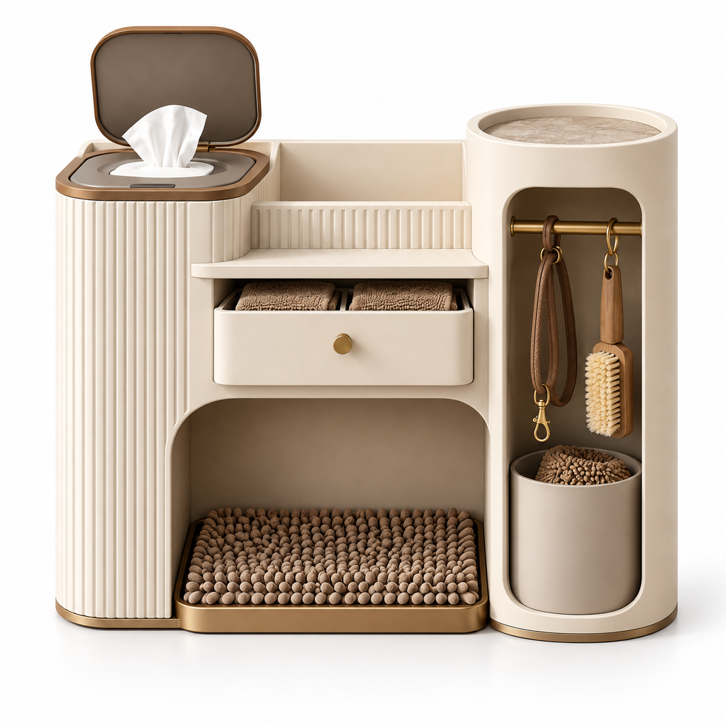 Elmoraven™ Pet Cleanup & Storage Station