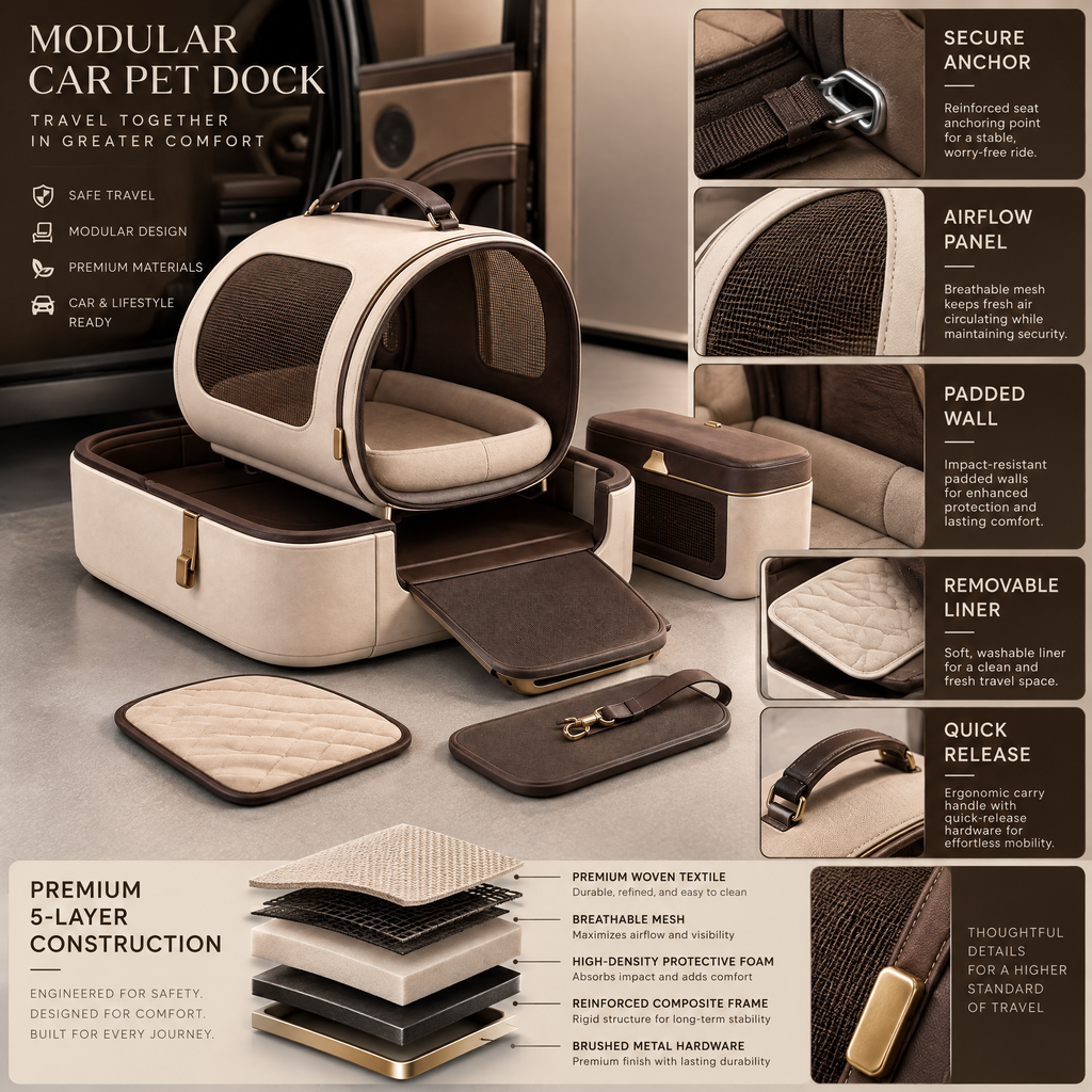 Elmoraven™ Convertible Travel Pet Carrier Set