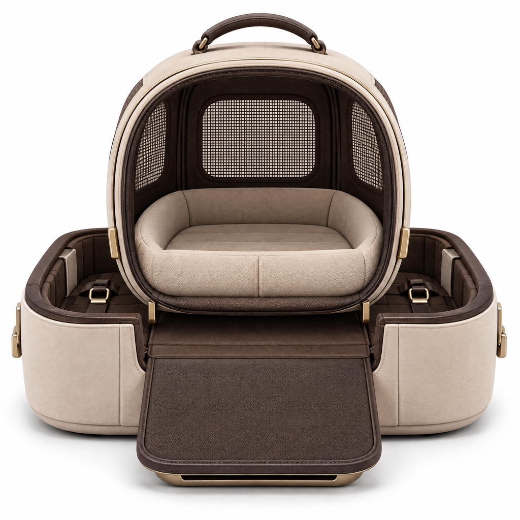 Elmoraven™ Convertible Travel Pet Carrier Set